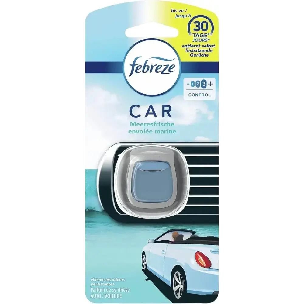 Désodorisant pour voiture Febreze à technologie OdourClear marine,Cpourtoi.Net,CI