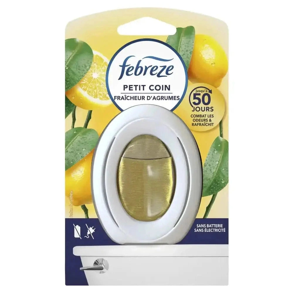 Dispositif désodorisant Febreze Petit Coin aux agrumes pour salle de bains,Cpourtoi.Net,CI