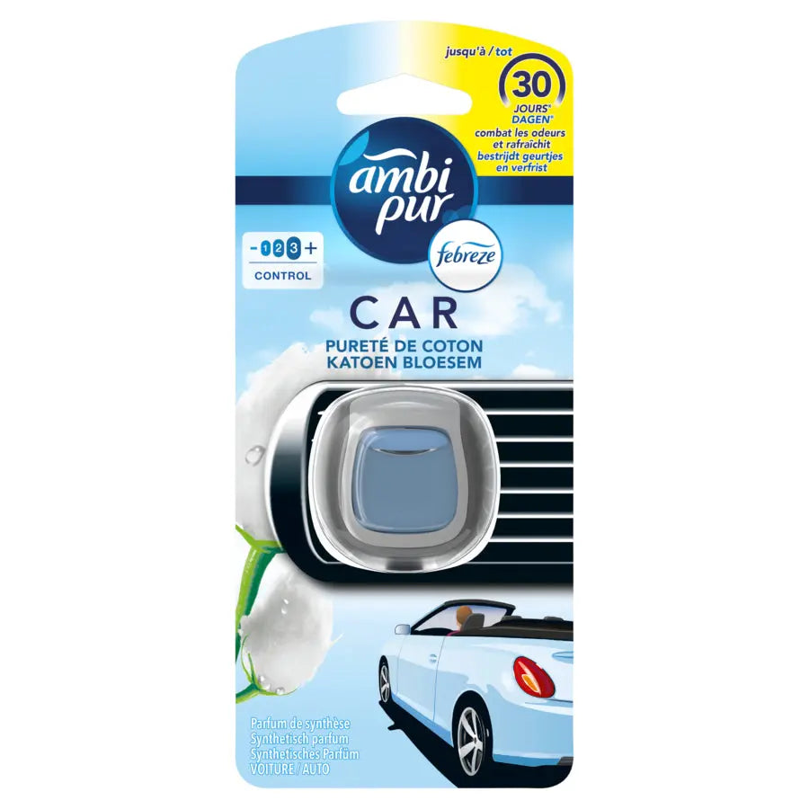 FEBREZE Car Désodorisant, Pureté de Coton Cpourtoi.Net