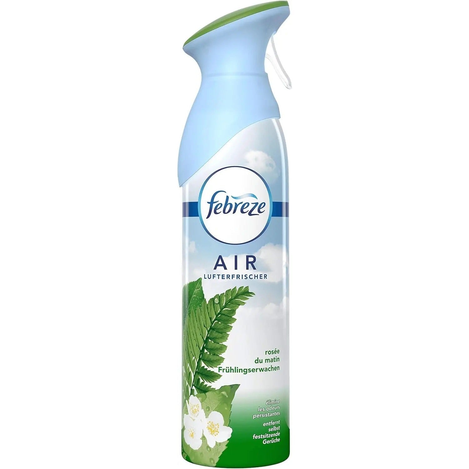 Febreze Spray Aérosol Désodorisant Rosée Du Matin (8 x 185 ml), Éliminateur D’Odeur Pour Toutes Les Pièces De La Maison, Avec Gaz Propulseur 100% Naturel Cpourtoi.Net