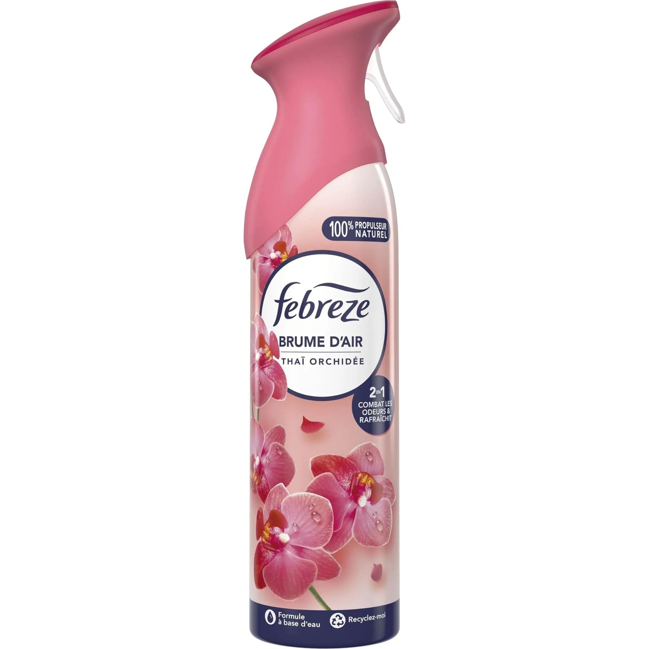 Febreze Spray Aérosol Désodorisant Thaï Orchidée (8 x 185 ml), Éliminateur D’Odeur Pour Toutes Les Pièces De La Maison, Avec Gaz Propulseur 100% Naturel Cpourtoi.Net