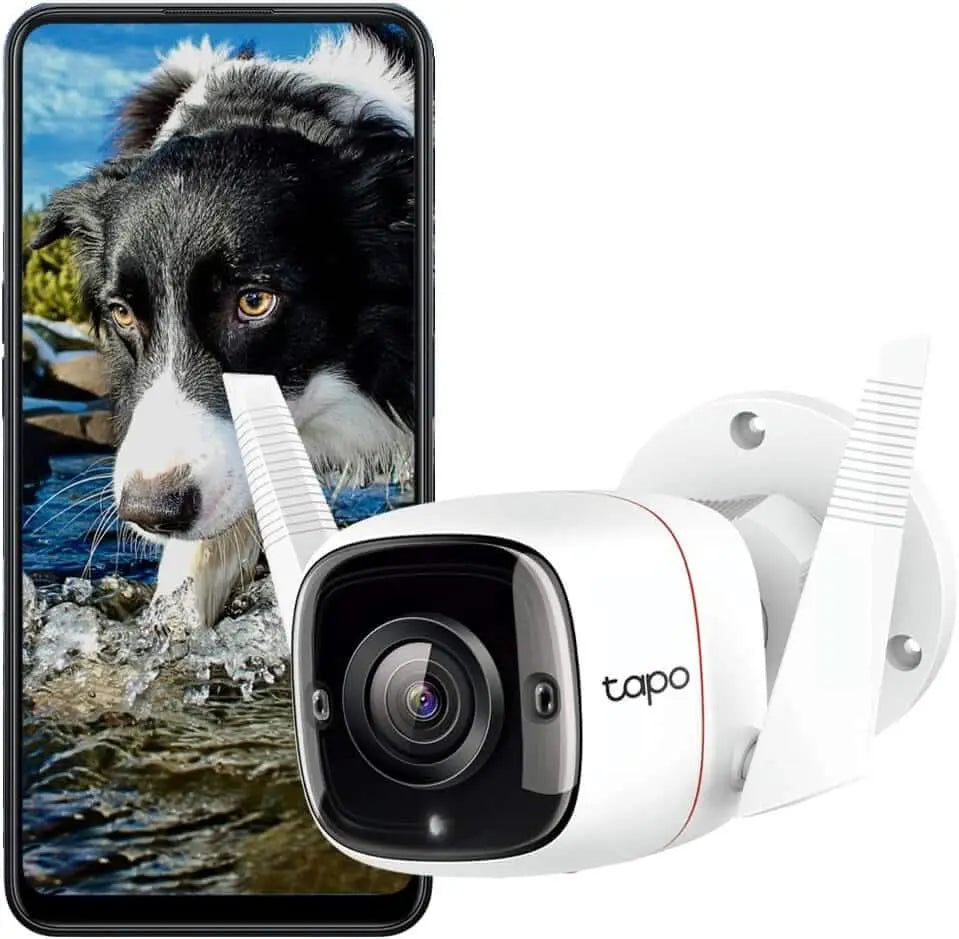 Tapo Caméra Surveillance Wifi Extérieur TAPO C310, 2K(3MP), Étanche IP66, Vision Nocturne, Détection De Personne Et Alarme Sonore - Cpourtoi